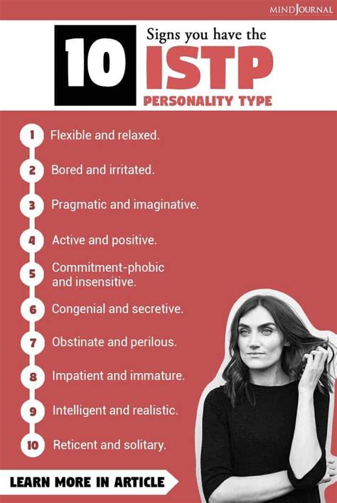 10 Signs Of The Istp Personality Type Istp Personality Personality