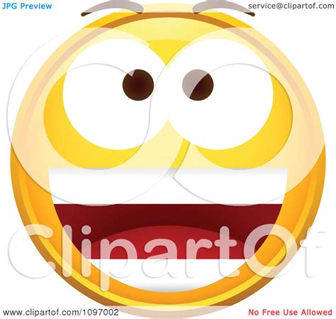 Clipart Yellow Cartoon Smiley Emoticon Happy Face 26 Royalty Free