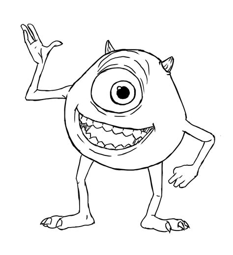 How To Draw Mike From Monsters Inc Aulty1983 Eaketury
