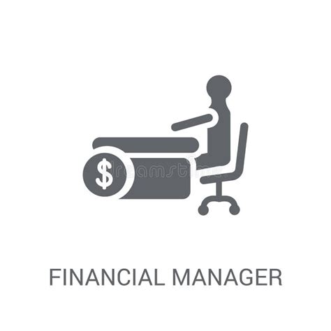 Financial Manager Icon Trendy Financial Manager Logo Concept On Stock