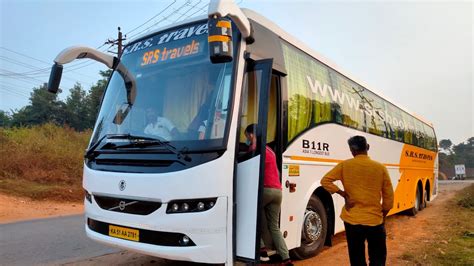 Manipal To Bangalore Volvo Bus Journey Srs Travels Volvo B R Udupi