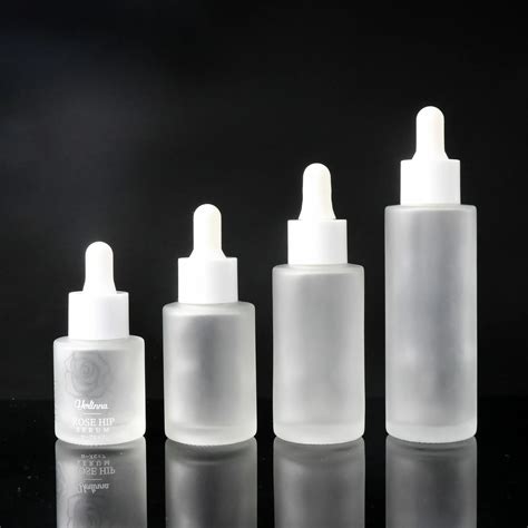 Skincare Packaging Cosmetic Frosted Flat Shoulder Essential Oil Frosted