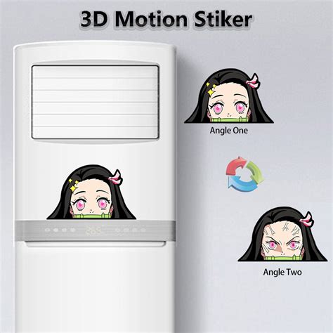 3d Anime Stickers Kamado Nezuko Demon Slayer Self Adhesivewaterproof