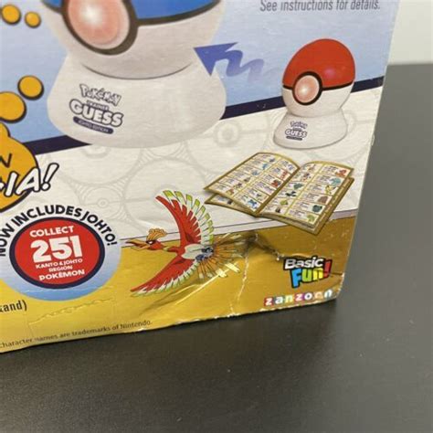 Pokémon Trainer Guess Johto Edition Electronic Guessing Game Pokéball 2018 4617349703