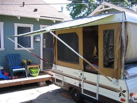 They are lightweight, very easy to install without professional help and are reusable for a very long period of time. Camper awnings, Flag pole holder and DIY and crafts on ...