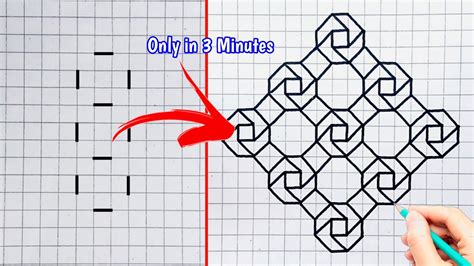 Graph Paper Design Only In 3 Minutes Youtube