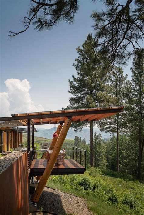 Green Cabin Design Winthrop Wa Natural Modern Architecture Firm