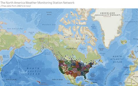 Visualizing Warming And Cooling Patterns In North America Compliments Of Alteryx And Tableau