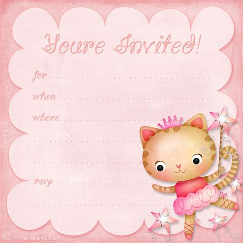 invitations Archives - Page 4 of 7 - Printable Party Kits | Birthday