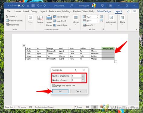 How To Merge Split Cells In Word Printable Templates