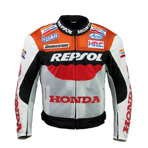 Bmw motorcycle jacket club special men (offwhite). Repsol Honda Motorcycle Team Textile Jacket - Jackets Maker