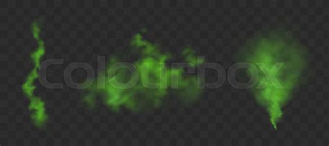 Green Stink Clouds Of Bad Smell Stock Vector Colourbox