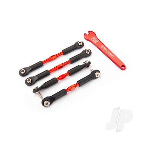 Traxxas Turnbuckles Aluminium Red Anodized Camber Links Front