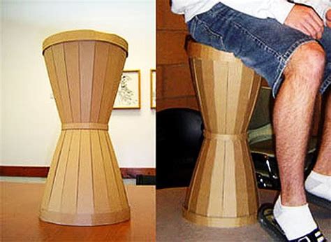 Diy Cardboard Stool Inhabitat Green Design Innovation