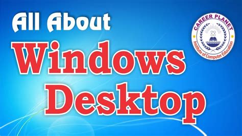 Learn Basic Computer In Hindi Windows Desktop Day 2all About Desktop