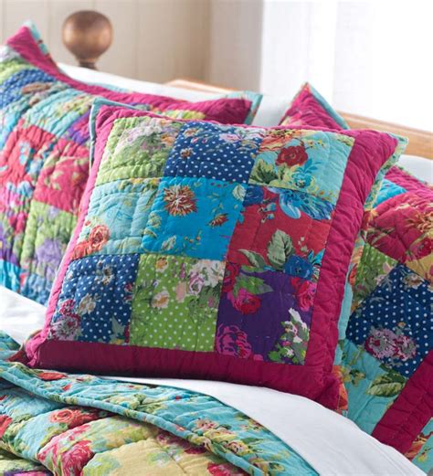Twin Gemma Floral Patchwork Cotton Quilt Set Plowhearth