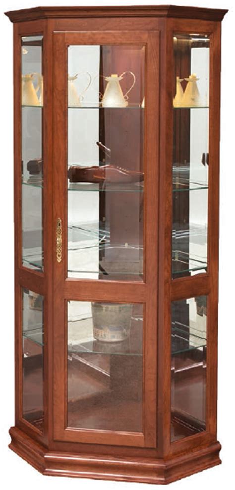 Deluxe Corner Solid Wood Curio Cabinet Free Delivery