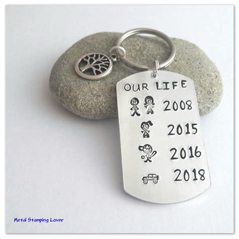 Nothing will make your husband happier or feel classier than celebrating your anniversary drinking from his new. Anniversary gift for husband Hand stamped Personalised ...
