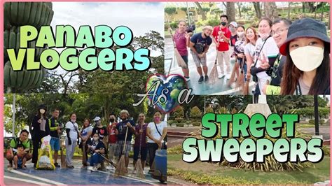 Panabo Vloggers As A Street Sweeper•community Service