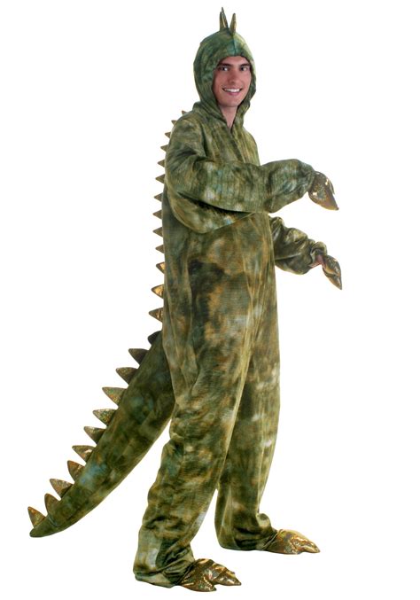 Only boys plush fleece onesie pajamas with character hood (toddler/little boy/big boy). Adult T-Rex Dinosaur Costume