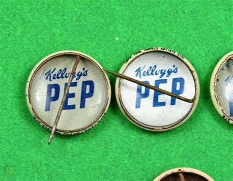 Kelloggs Pep Cereal Pins 1945 46 Shadow Cory Kayo And Superman Age
