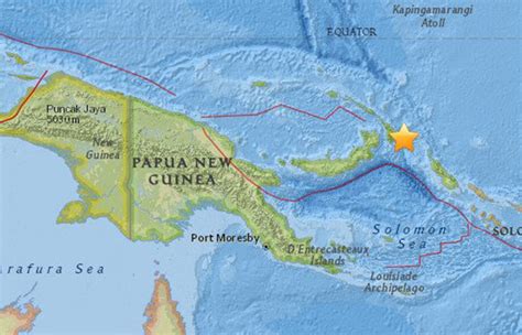 Papua New Guinea Hits By A 80 Magnitude Earthquake Large Tsunamis