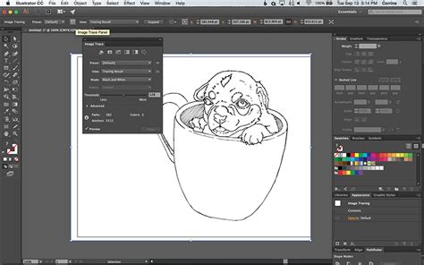 How To Turn A Photo Into A Vector Line Art With Illustrator Web Ascender