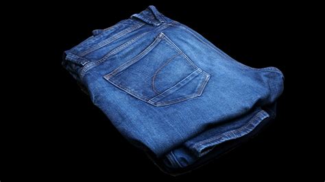Folded Jeans 3d Turbosquid 1471817
