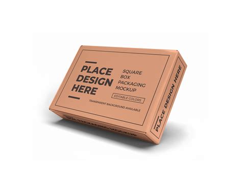 Rectangular Box Packaging Mockup Graphic By Dendysign · Creative Fabrica