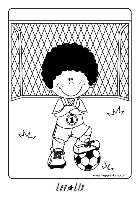 ✔ kies je favoriete✔ kleurplaat: Kleurplaat Voetbal