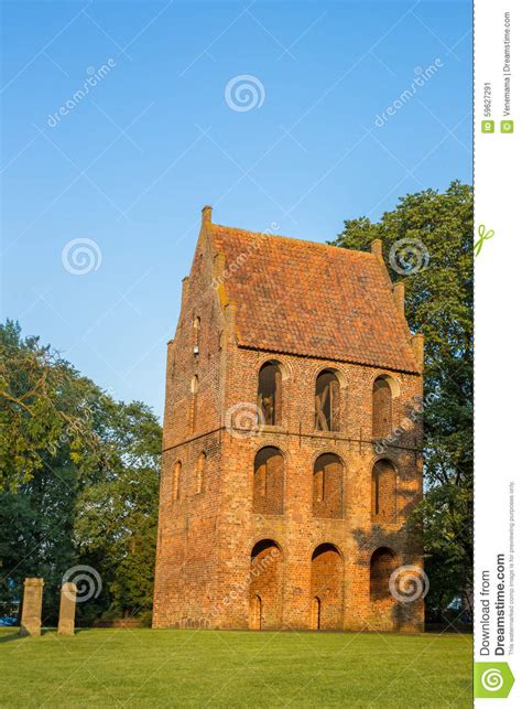 Tower Of The Sankt Nicolai Church In The Historic Center Of Luneburg
