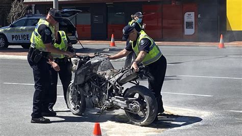 Port Adelaide Motorcycle Explosion Leaves Rider Serious The Advertiser