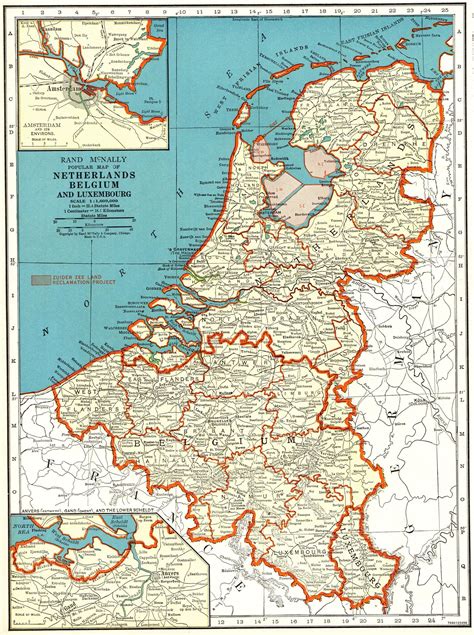 1936 antique netherlands map of the netherlands belgium map luxembourg map gallery wall art t