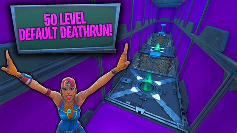 I Made A Very Easy 50 Level Default Deathrun For Bots Fortnite