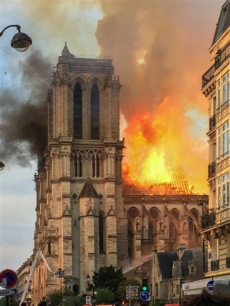 Officials say it could be linked to the renovation work that began after cracks appeared in the stone, sparking fears the structure could become unstable. Notre-Dame de Paris fire - Wikipedia