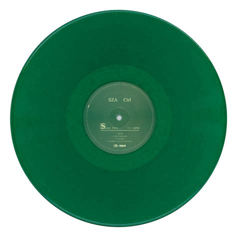 Sza Ctrl Limited Edition Gatefold Green Colored Double Vinyl Record