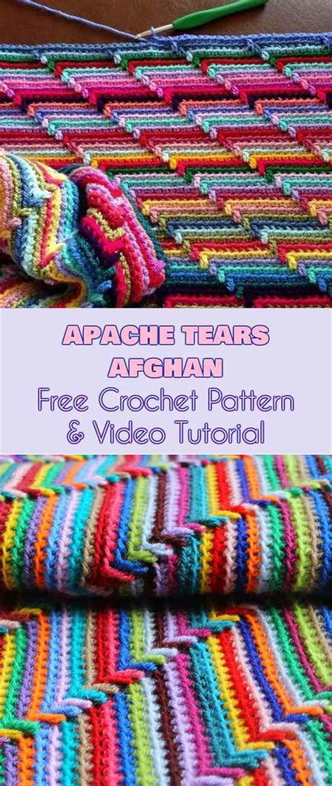 Crochet Apache Tears Free Pattern Afghan Crochet Patt