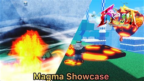 Magma Showcase Fruit Battlegrounds Youtube