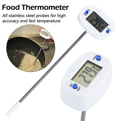 Bbq Meat Thermometer Rotatable Digital Food Thermometer Chocolate Oven