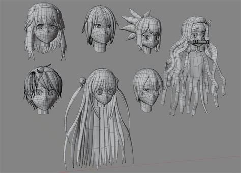 Anime 3d Model Maker Make An Anime Character Sheet With A 3d Model By