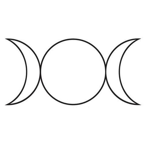 Triple Moon Wiccan Tattoos Symbolic Tattoos Moon Symbols