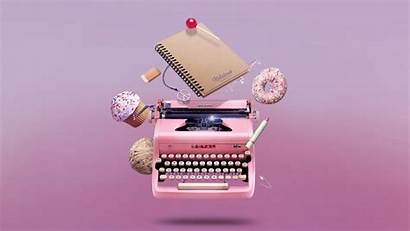 Writer Desktop Pink Wallpapers Type Sweets Pc