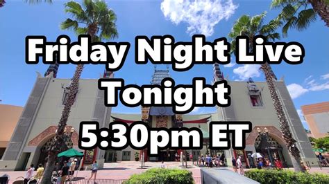 Friday Night Live Stream Announcement 8 6 21 Walt Disney World