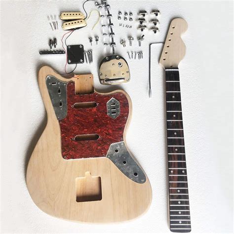 Just add your finish materials to the body and neck. DIY ELECTRIC GUITAR KIT WITH ALL PARTS | Best Electric ...