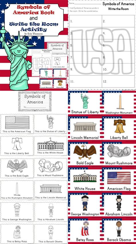 American Symbols Worksheet Free