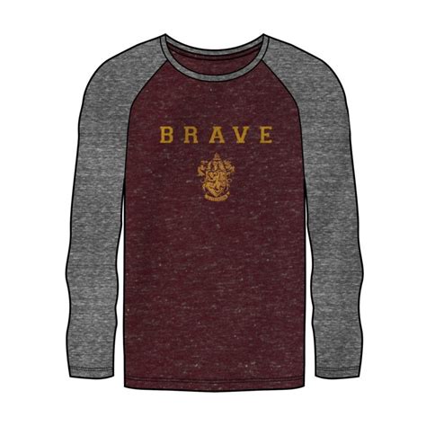 Buy Harry Potter Gryffindor Raglan Long Sleeve Shirt In Wholesale Online