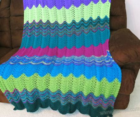 Afghan patterns to crochet & the daily knitter offers free knitting patterns, knitting yarn, knitting instructions, knitting books, knitting stores, knitting articles, yarn shop directory, yarn. Free Knitting Pattern: Michelle Wavy Ripple Afghan Throw