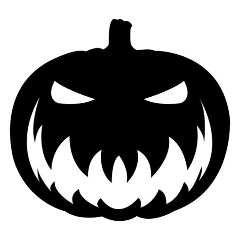 Creepy Pumpkin Face Transparent Png And Svg Vector File