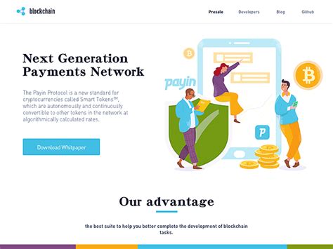 Homepage Of Blockchain By Erics For Radesign On Dribbble