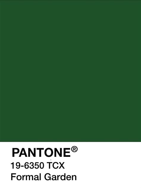 Pantone Formal Garden Dark Green Photographic Print By Mushroom